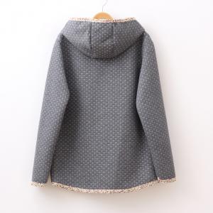 Japanese fashion winter dot patch p..