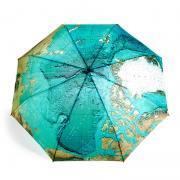 Automatic blue map umbrella sunshade umbrella
