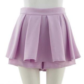 Purple bubble skirt baseball skirt